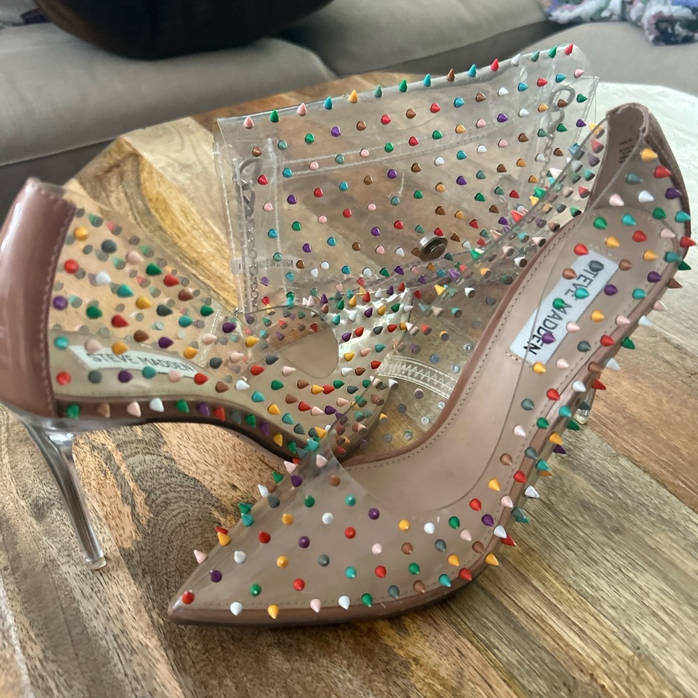 Steve Madden heels with matching purse
